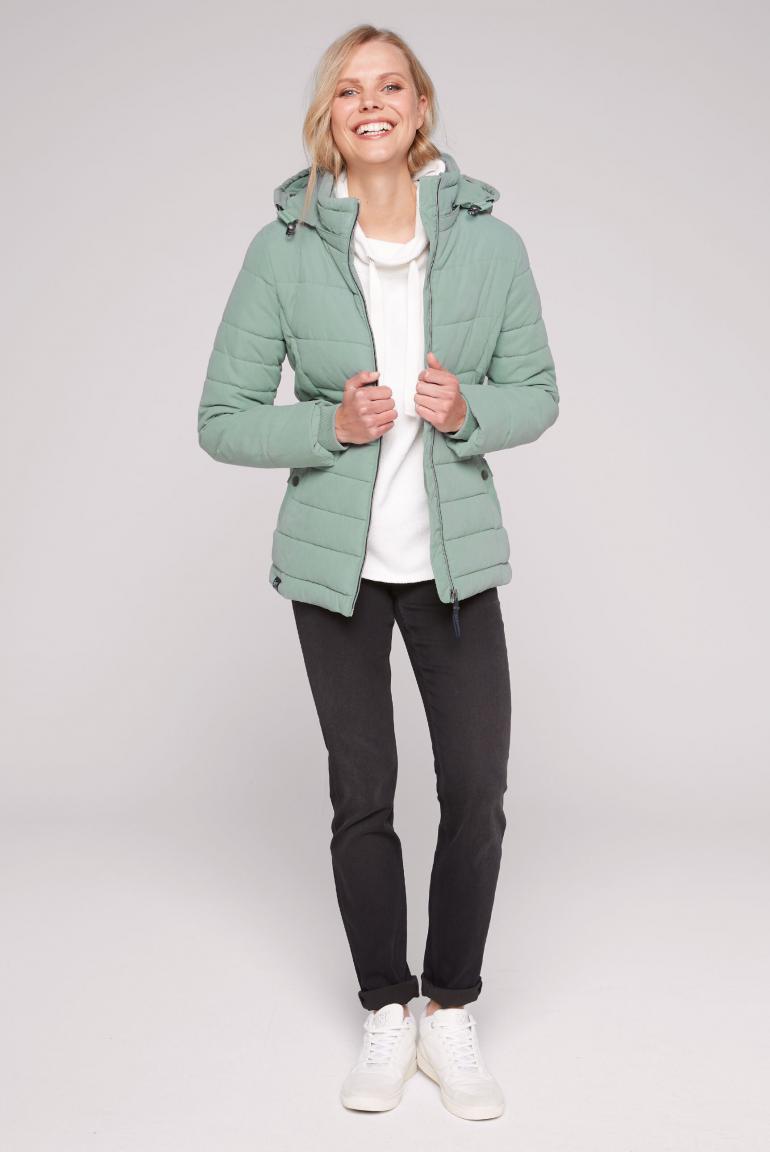 CAMP DAVID & SOCCX | Steppjacke mit abtrennbarer Kapuze frosted lake