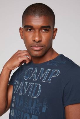 Camp David Original Sweatshirt Shirt Camp David Gr.M/L Blau Team Neu Kollektion Baumwolle 