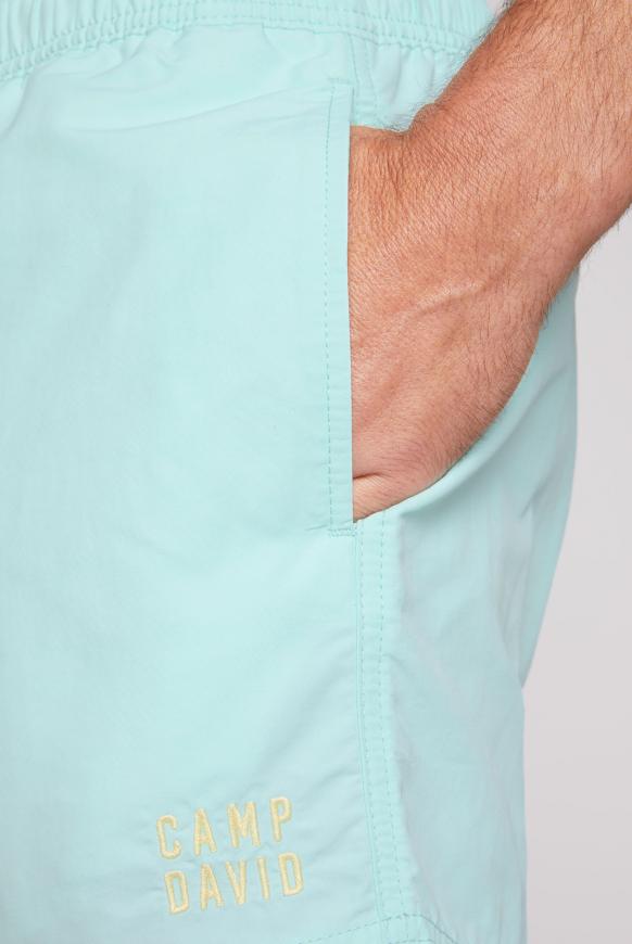 Badeshorts mit Logostick