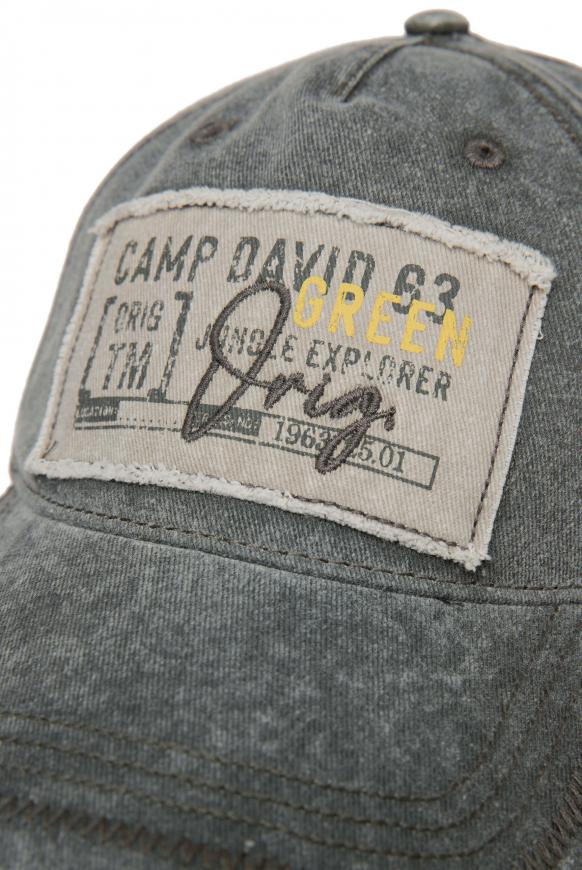 Base Cap Stone Washed mit Logo Patch