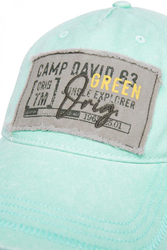 Base Cap Stone Washed mit Logo Patch