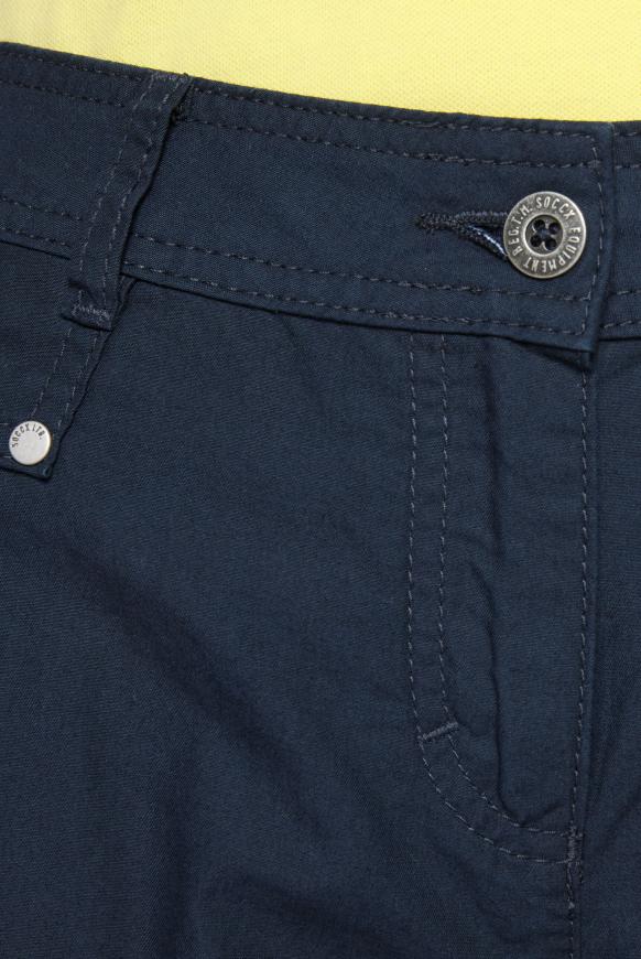Bermuda-Shorts mit Turn-Up-Saum