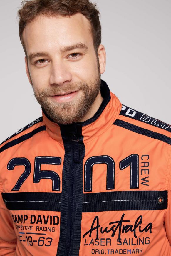 Blouson mit Logo-Tapes und Artworks