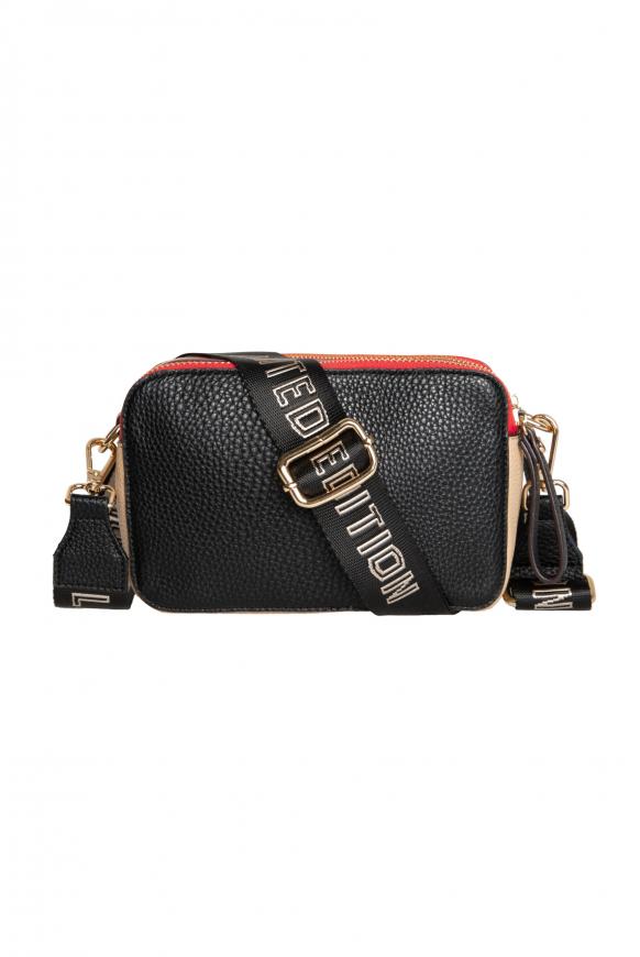Bunte Modern Bag mit Logo-Gurt