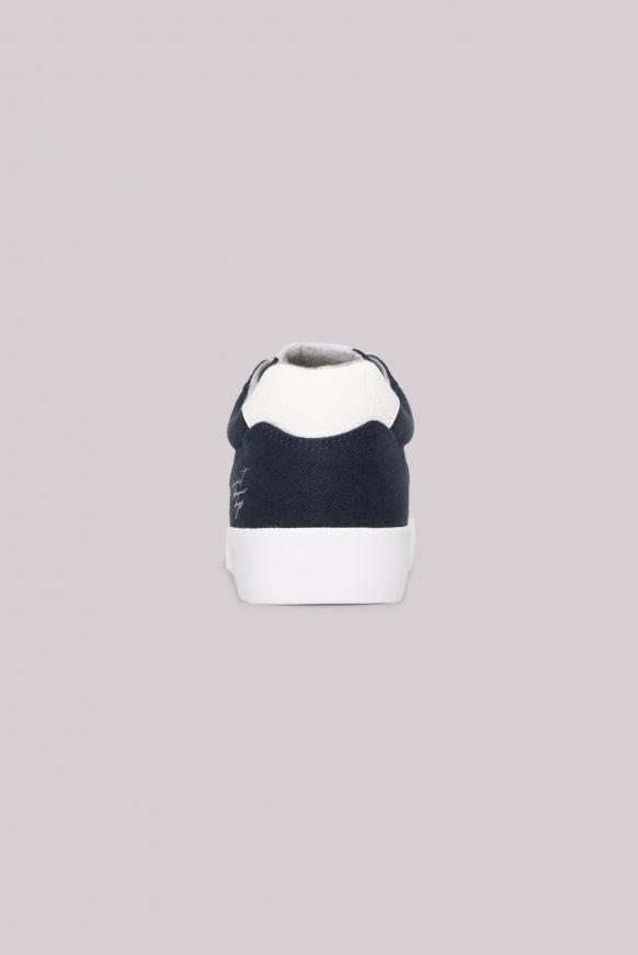 Canvas Plateau Sneaker mit Logo-Stick