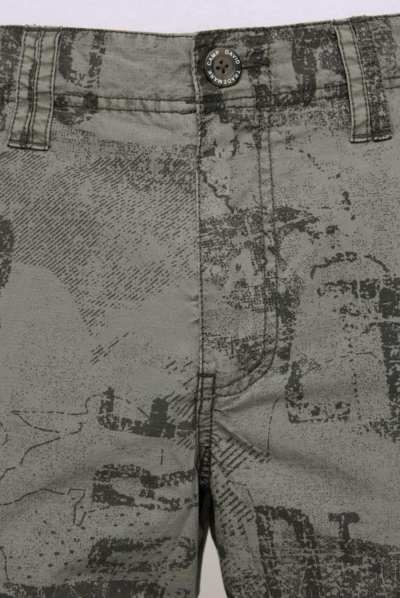 Cargo Shorts mit All Over Print