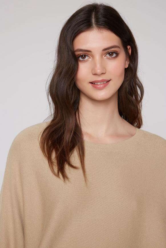 Cropped Pullover mit Fledermausärmeln