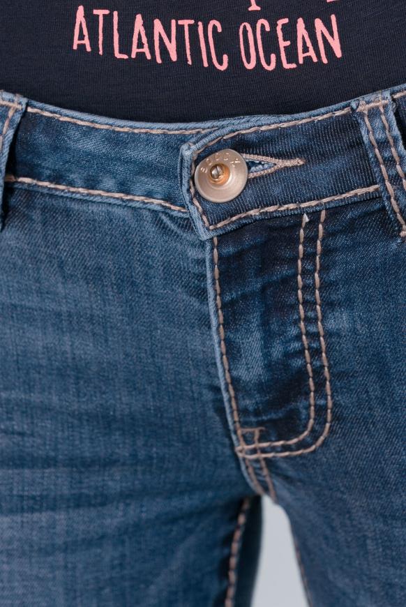 Dark Stone Used Denim RO:MY mit geradem Bein
