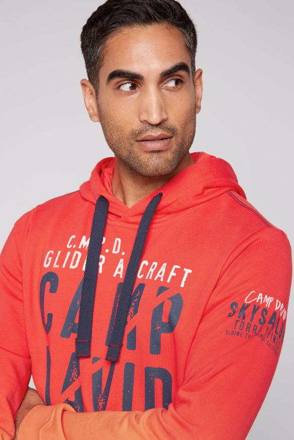Hoodie Dip Dye mit Logo Print