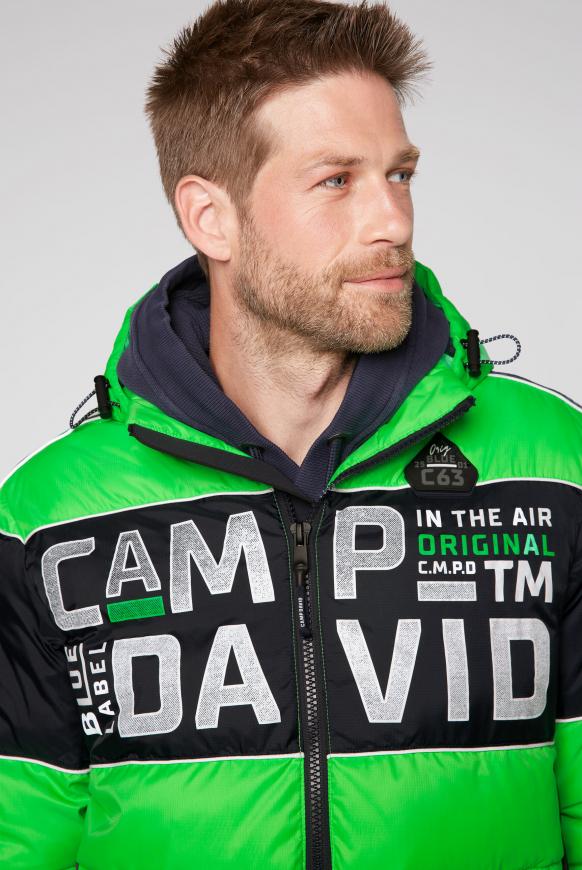 Jacke im Ski-Design mit Logo Artwork