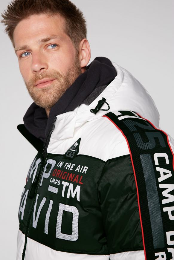 Jacke im Ski-Design mit Logo Artwork