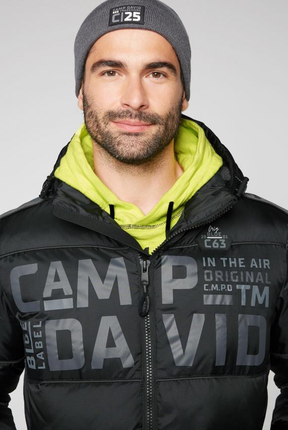 Jacke im Ski-Design mit Logo Artworks