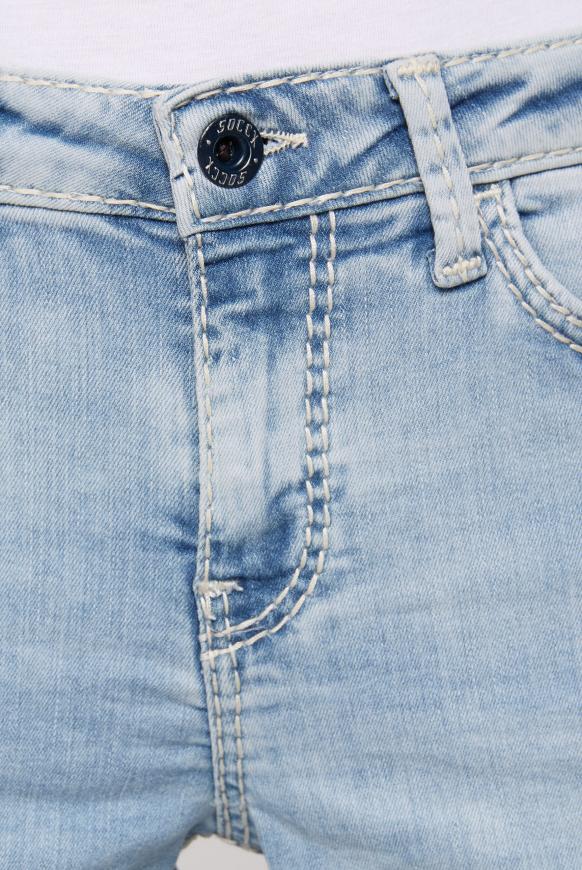 Jeans Shorts RO:MY mit Turn-Up-Saum