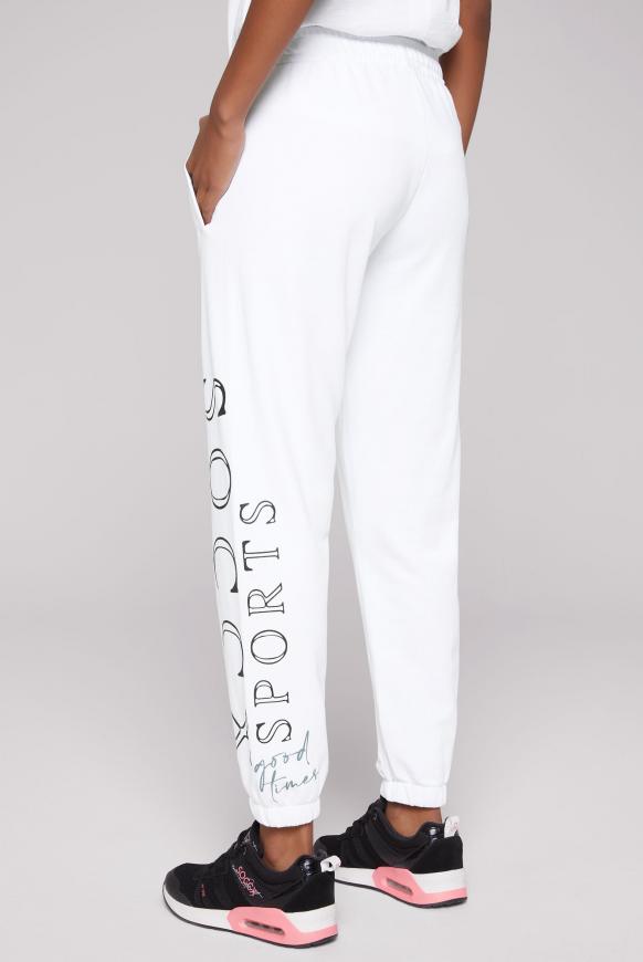 Jogginghose mit Logo Print
