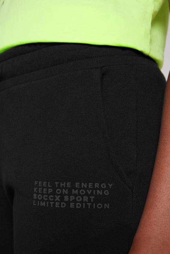 Jogginghose mit tonigem Rubber Artwork