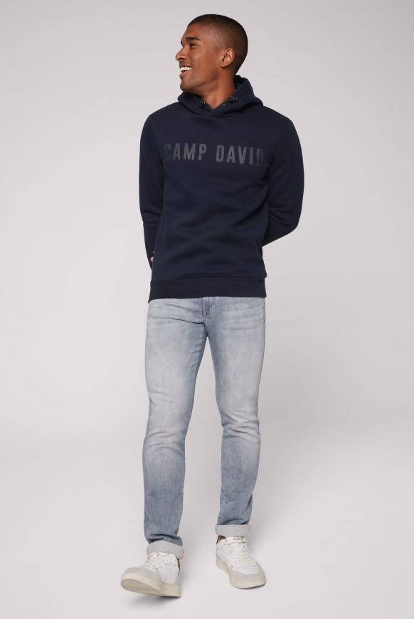 Kapuzensweatshirt mit Logo Rubber Print