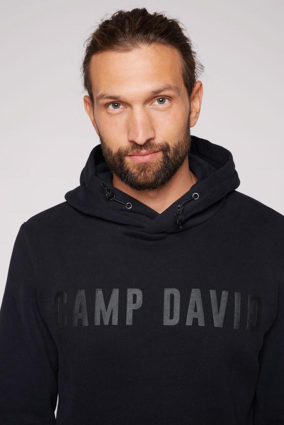 Kapuzensweatshirt mit Logo Rubber Print
