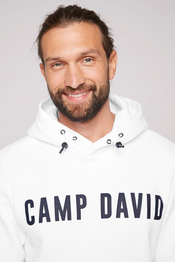 Kapuzensweatshirt mit Logo Rubber Print