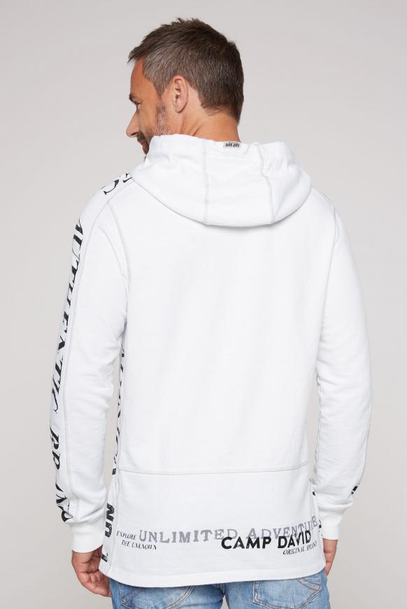 Leichter Hoodie mit vielen Logo Prints