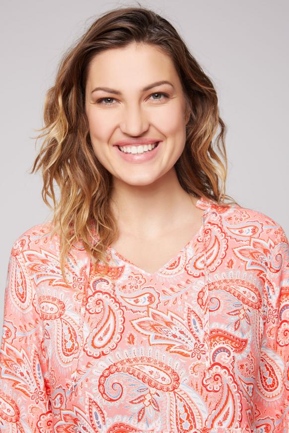 Maxikleid mit Paisley-Muster