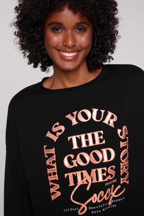 Oversized Sweatshirt mit Artwork