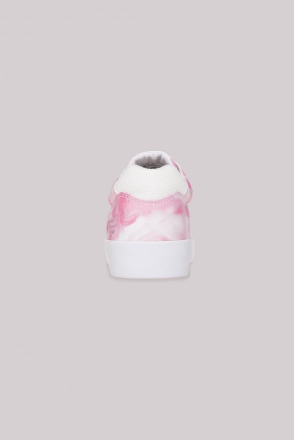 Plateau Sneaker im Batik-Look mit Logo