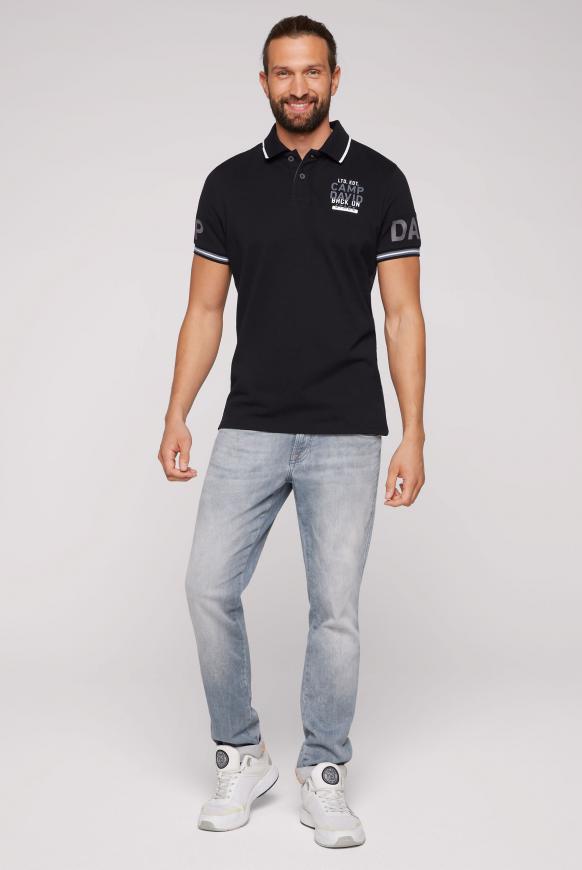 Poloshirt aus Pikee mit Logo-Ärmeln