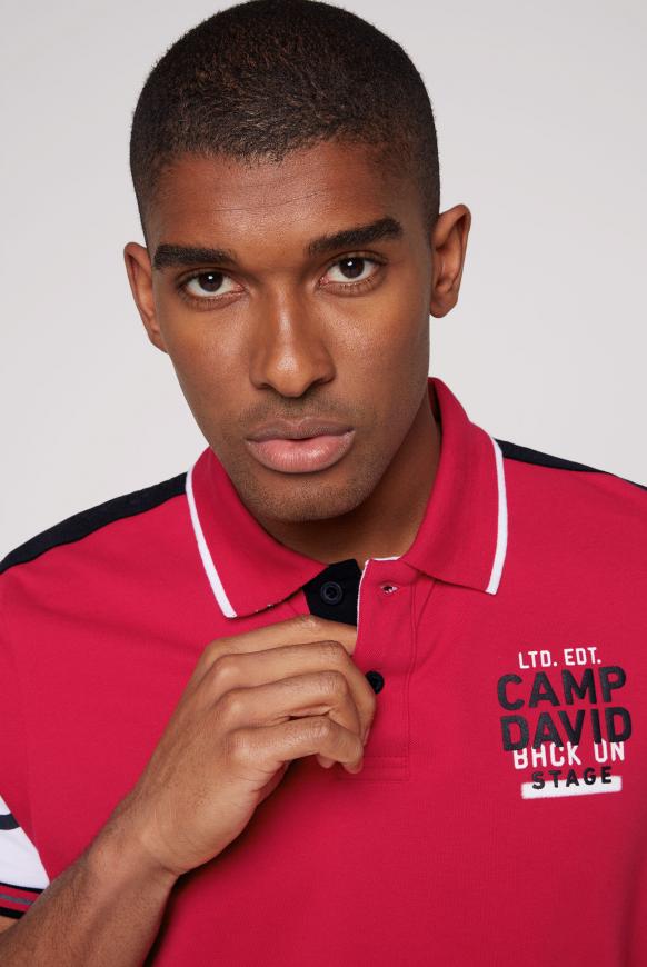 Poloshirt aus Pikee mit Logo-Ärmeln