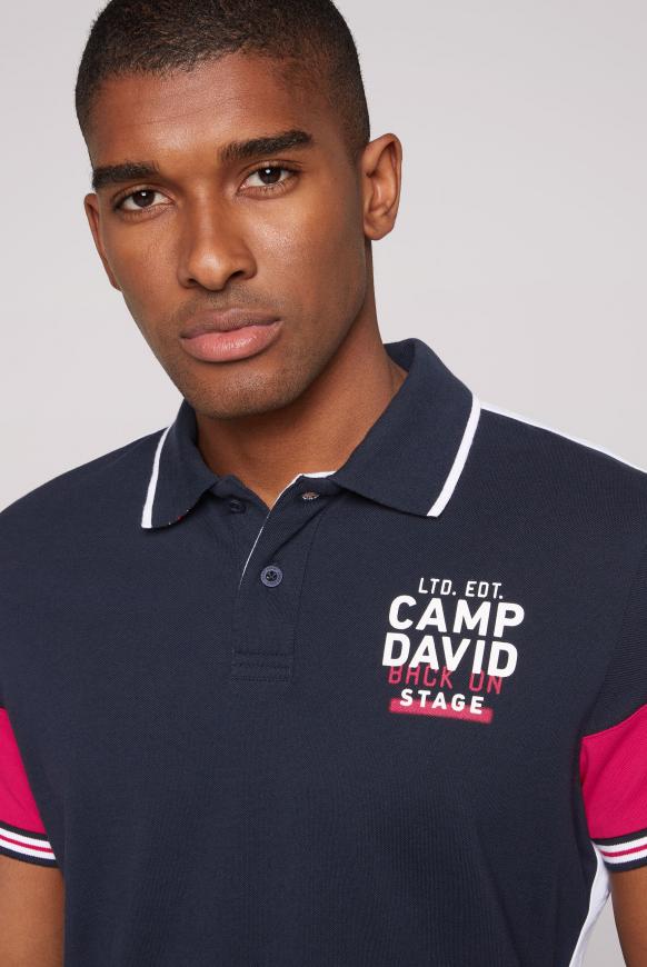 Poloshirt aus Pikee mit Logo-Ärmeln