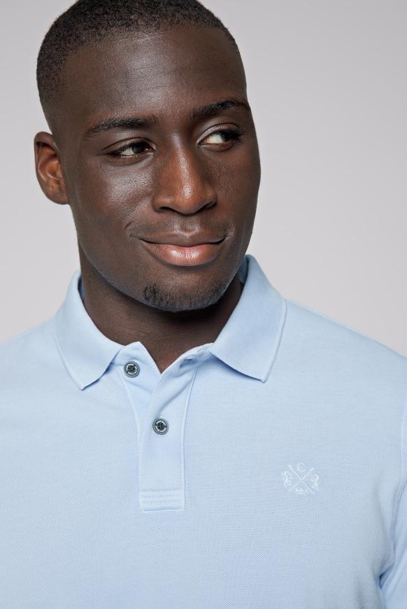 Poloshirt aus Pikee mit Logostick