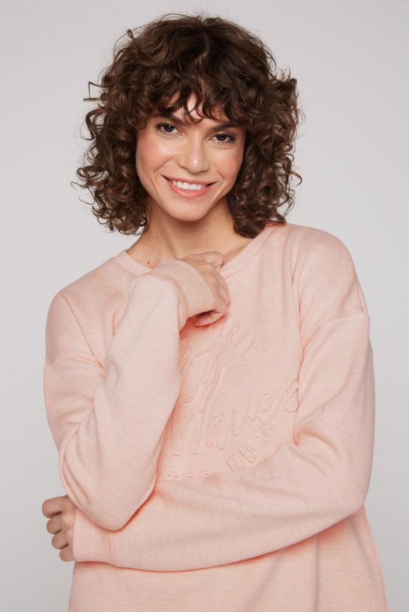 Pullover mit Prägedruck