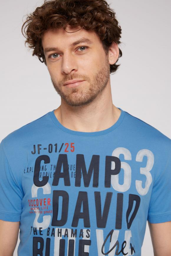 Rundhalsshirt mit Logo Artworks