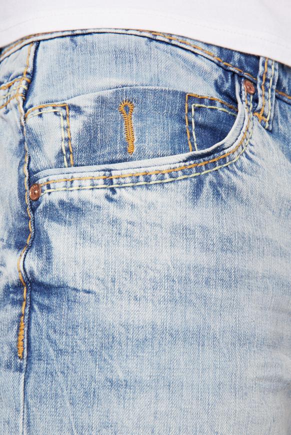 Skater Jeans Shorts RO:BI mit Destroy-Effekten