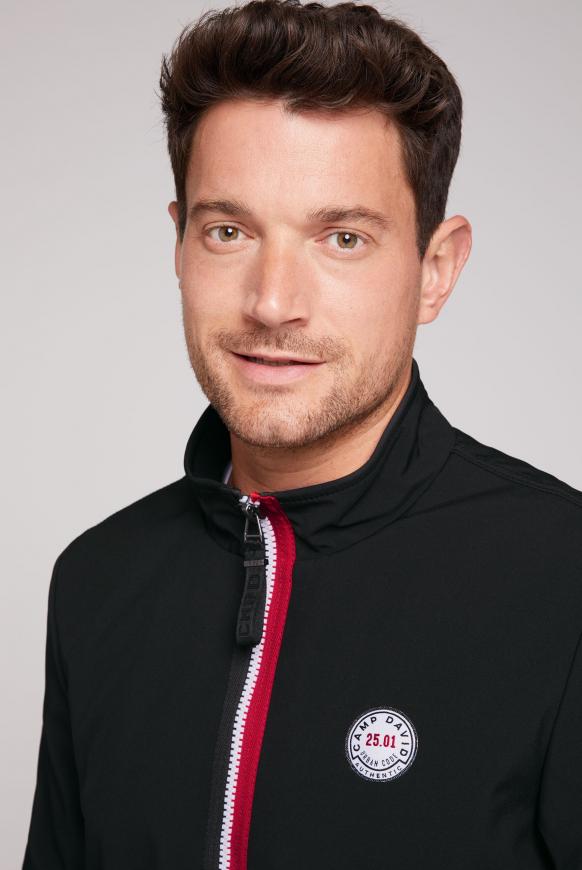 Softshell-Blouson mit Streifen-Detail