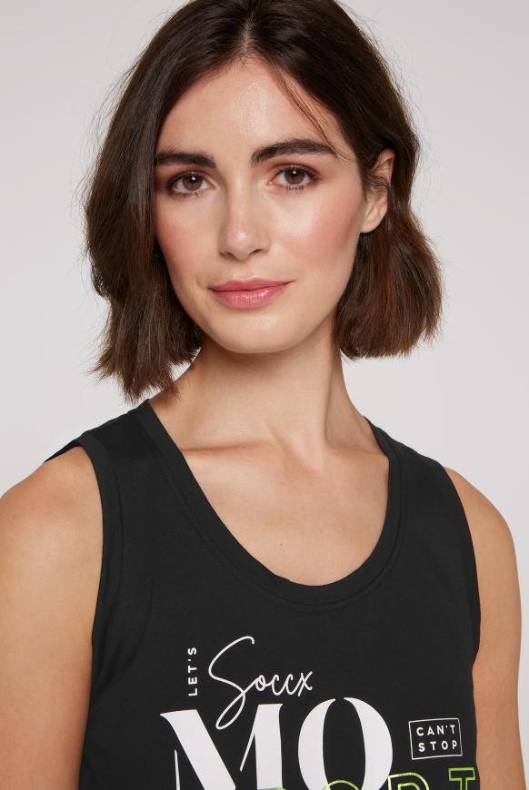 Sport-Top mit Label Prints