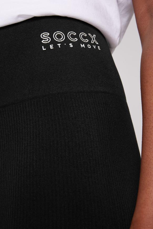 Sporttights Seamless mit Rippstruktur