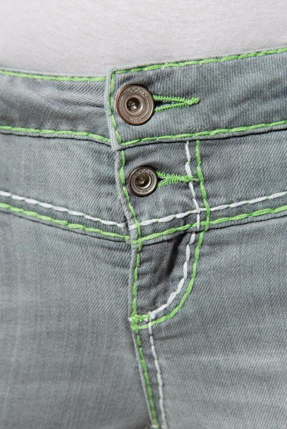 Stretchjeans KA:RA mit breiten Kontrastnähten
