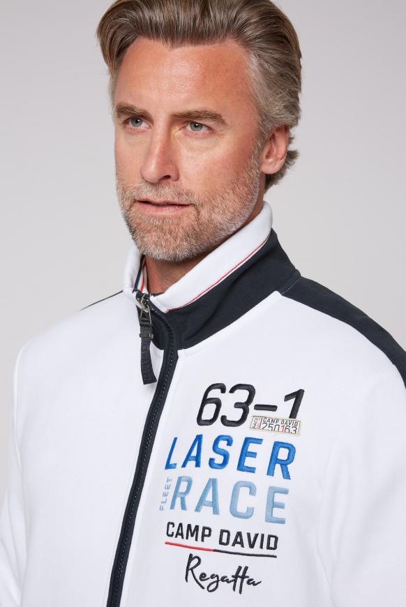 Sweatjacke mit Rücken-Artwork