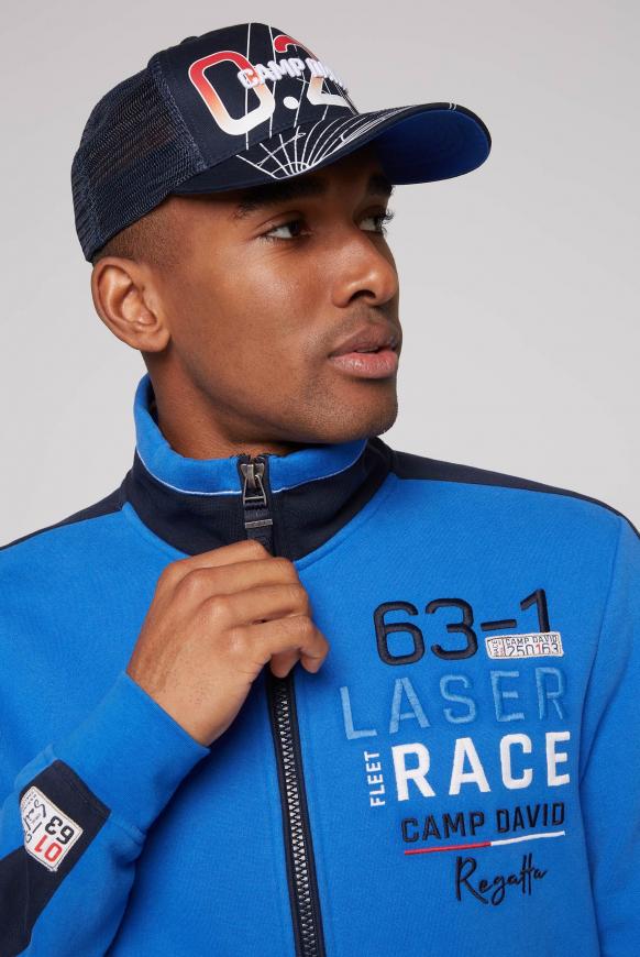 Sweatjacke mit Rücken-Artwork