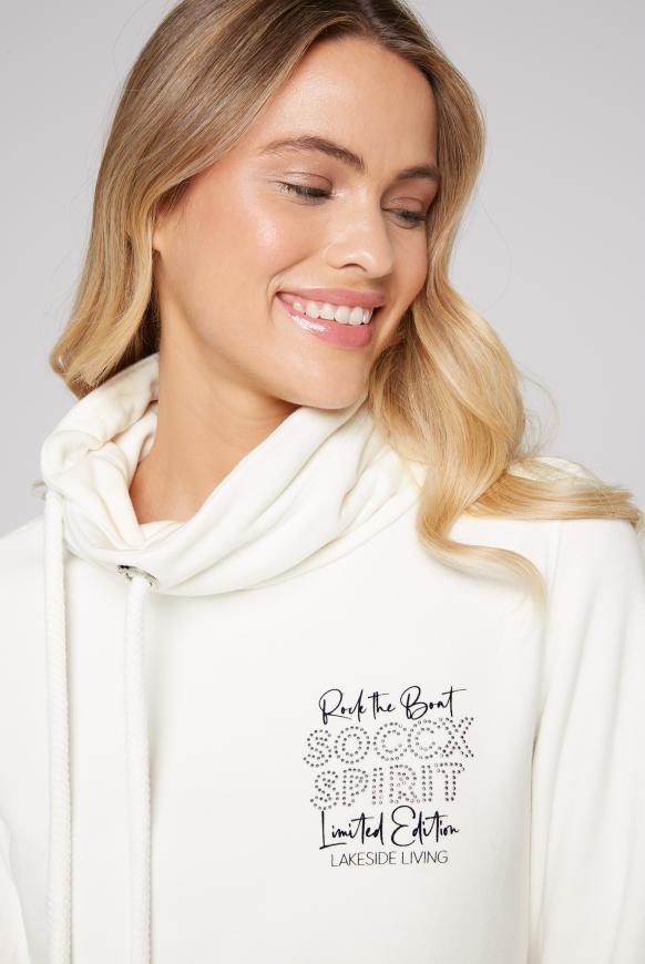 Sweatshirt mit hohem Kragen