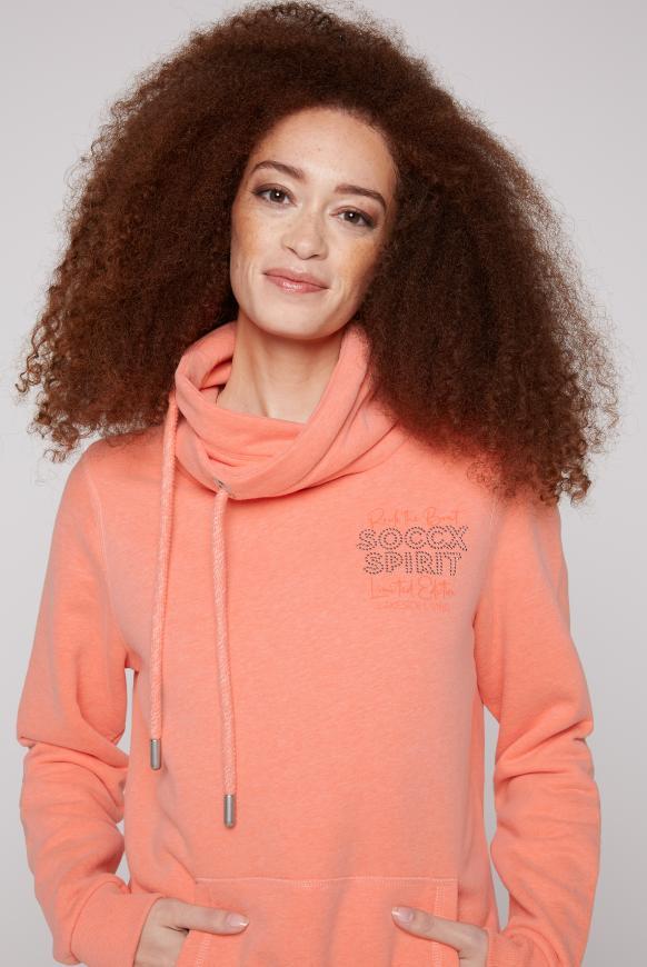 Sweatshirt mit hohem Kragen