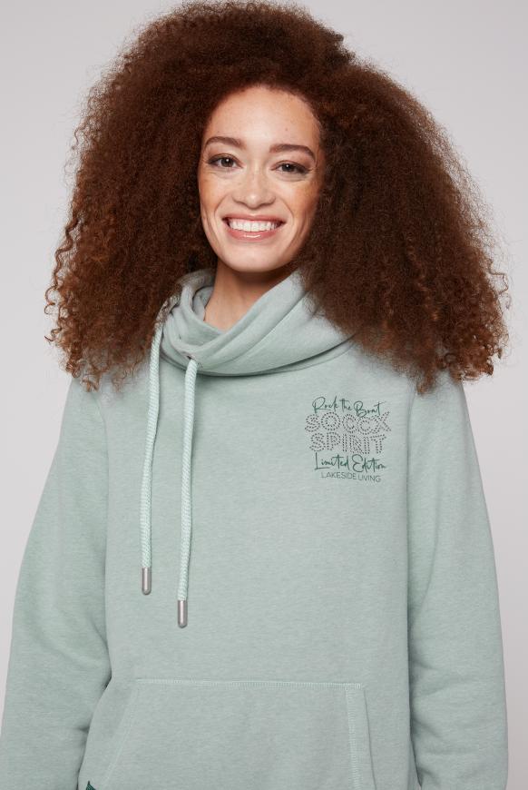 Sweatshirt mit hohem Kragen