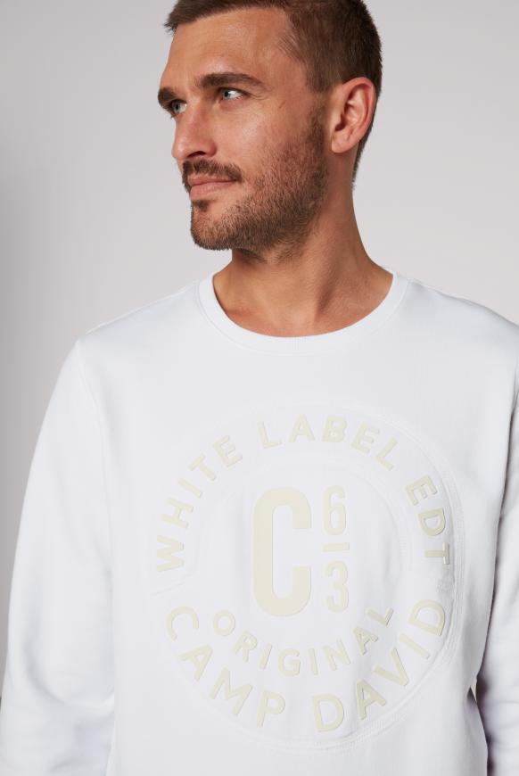 Sweatshirt mit tonigem Rubber Artwork