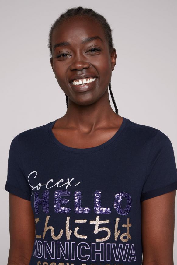 T-Shirt mit Glamour Artwork