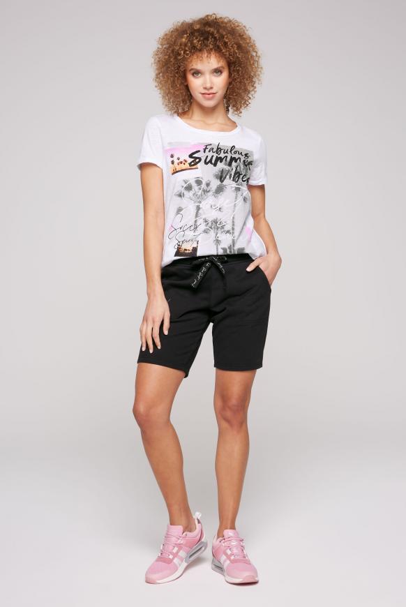 T-Shirt mit Print-Artwork