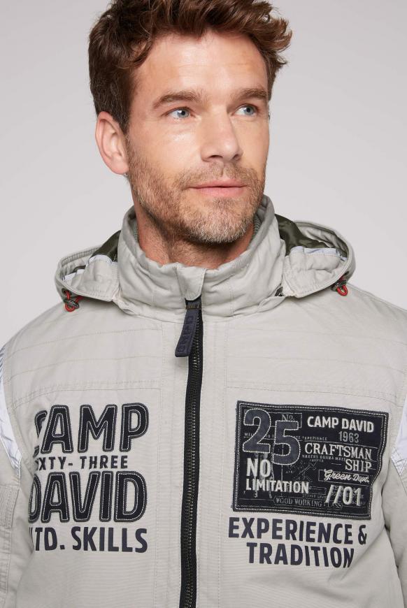 Wattierter Blouson im Worker Style