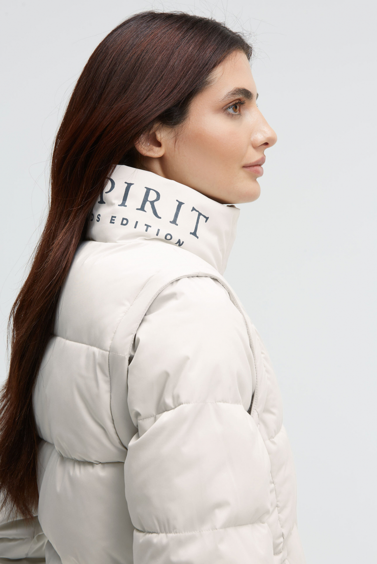 2-in-1 Steppjacke und Weste