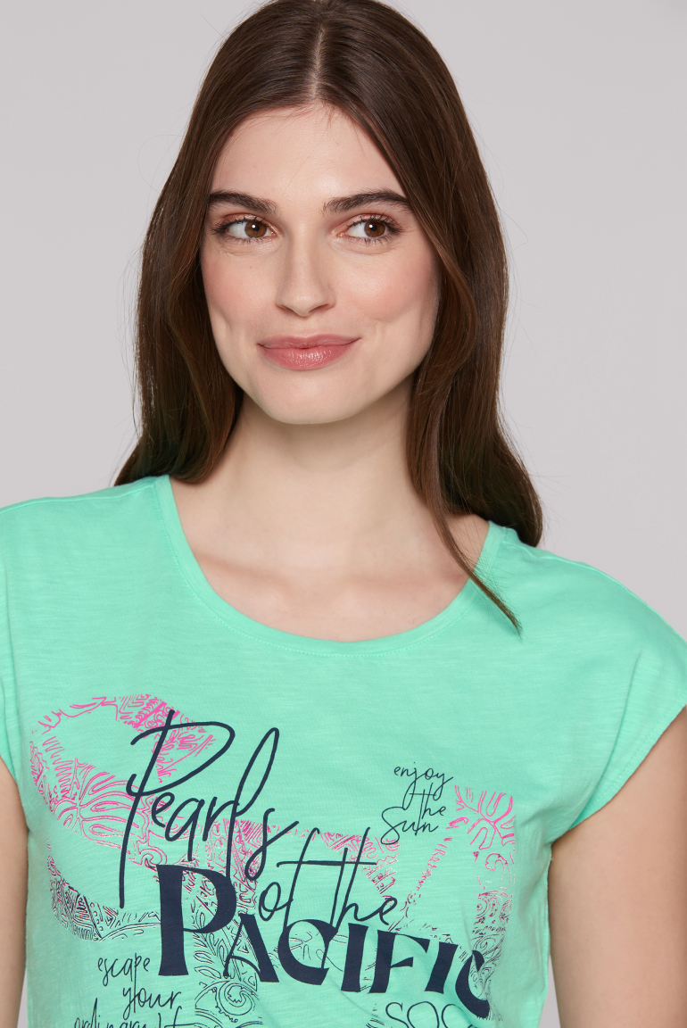 Ärmelloses Shirt mit Print Artwork