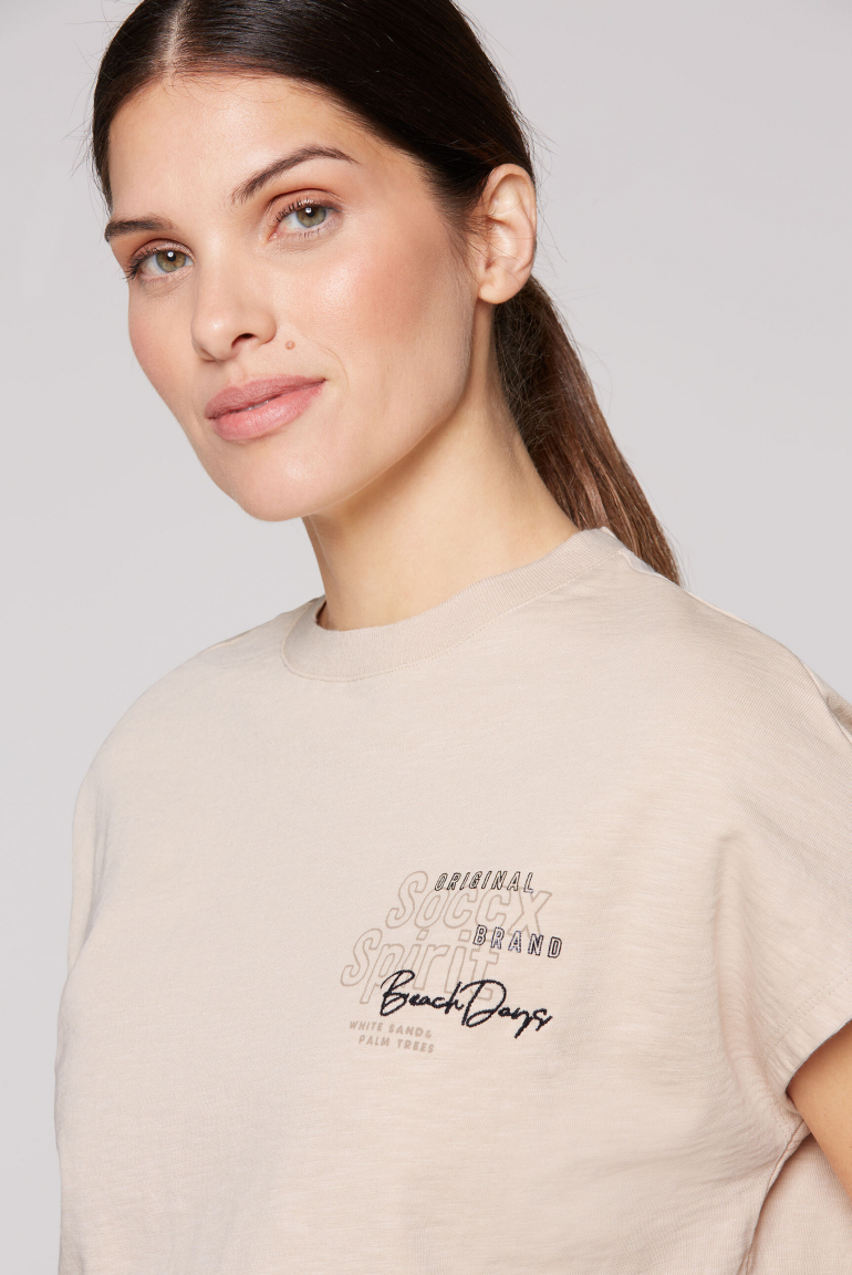 Ärmelloses Sweatshirt mit Rücken-Artwork