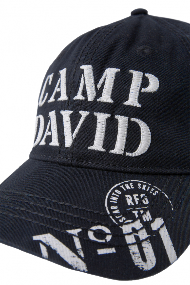 Base Cap Stone Washed mit Logo-Stickerei und Prints